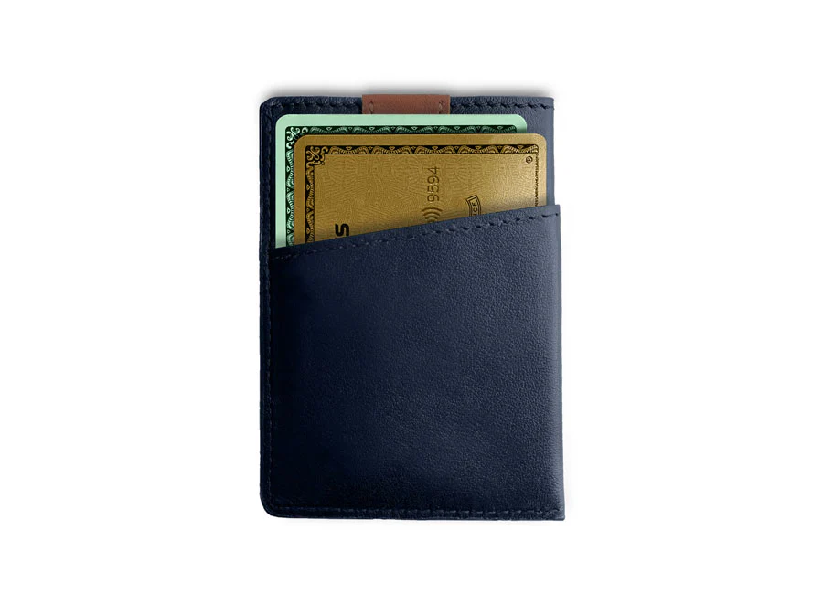 DAVEK CARDSLEEVE with pull tab for easy card access - NAVY - Image 6