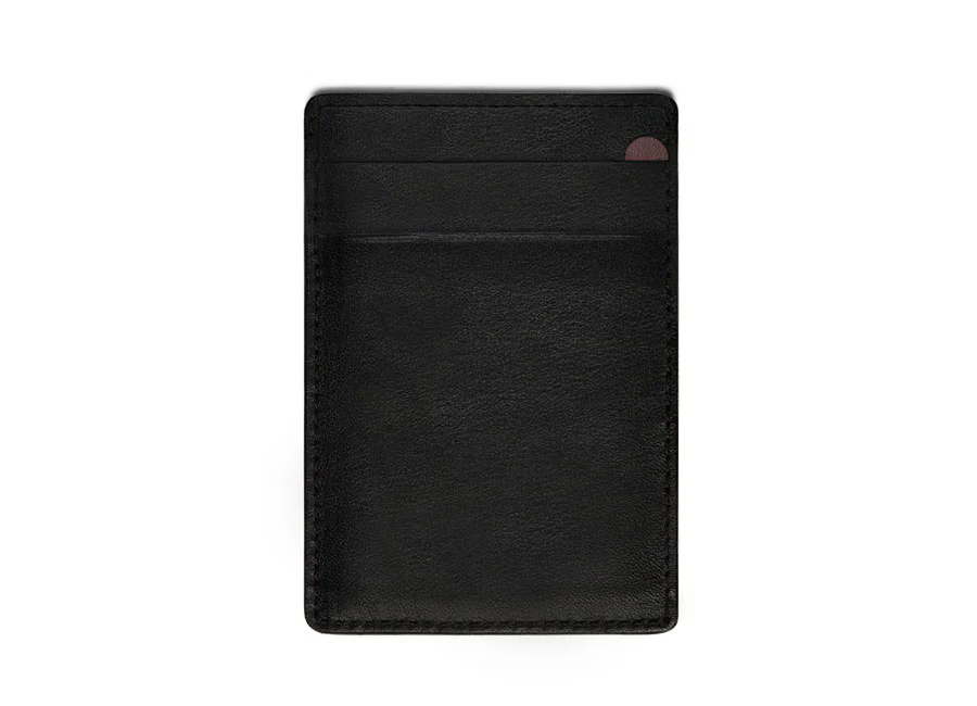 DAVEK SLIM WALLET with mini pen - BLACK - Image 5