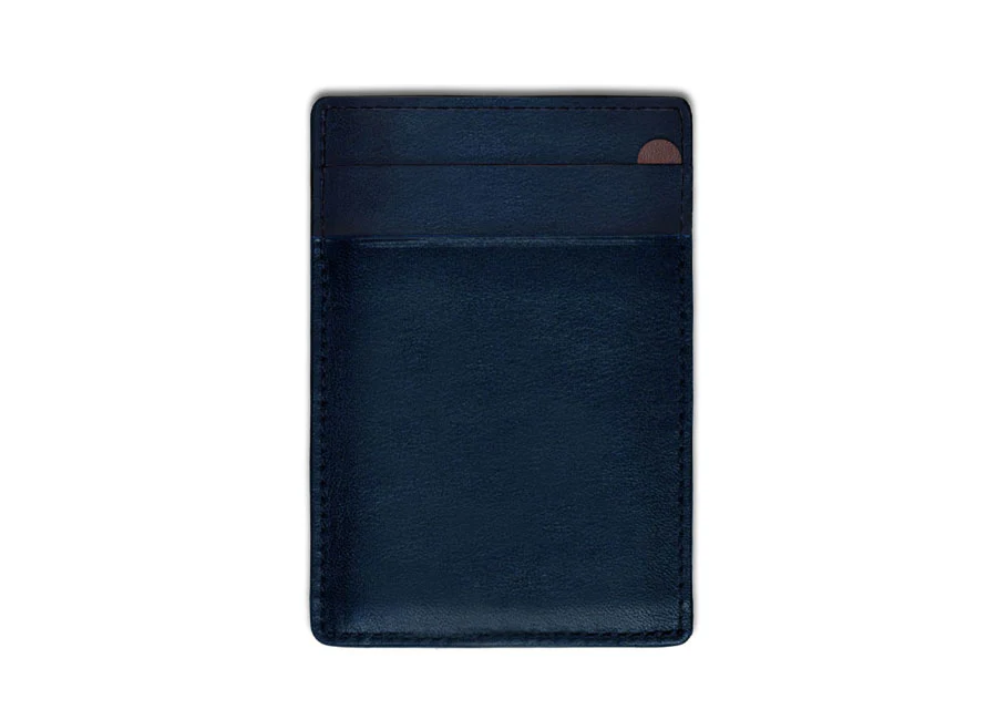 DAVEK SLIM WALLET with mini pen - NAVY - Image 5