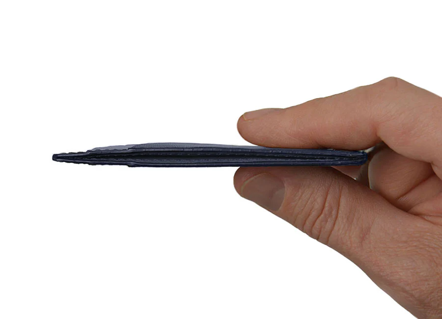 DAVEK SLIM WALLET with mini pen - NAVY - Image 6