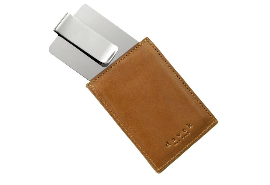 Money Clip Card Case - Brown - Image 3