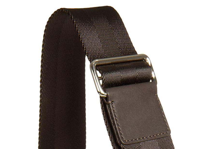 The Davek Messenger Bag - Brown Leather - Image 5