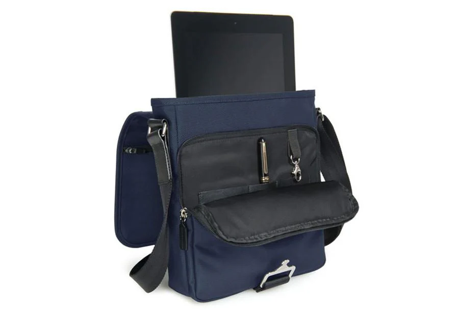 The Davek Tablet Note Bag - Navy - Image 3